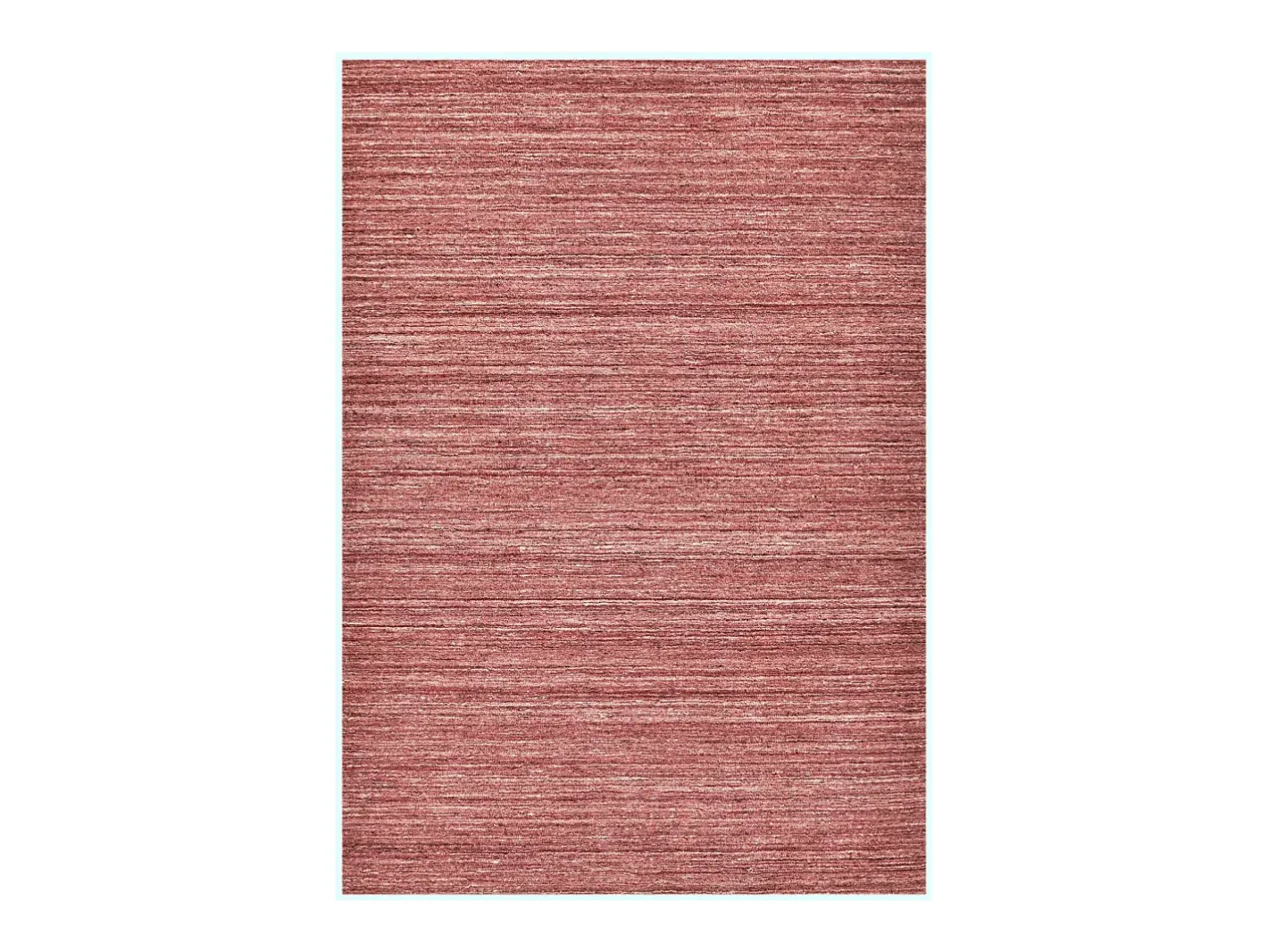 Alfombra De Salón-Alfombra de lana UNI tejida a mano 60x90 cm Pure Rojo