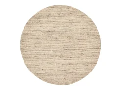 New Alfombra de lana UNI tejida a mano 150x150 cm natural Pure Beige
