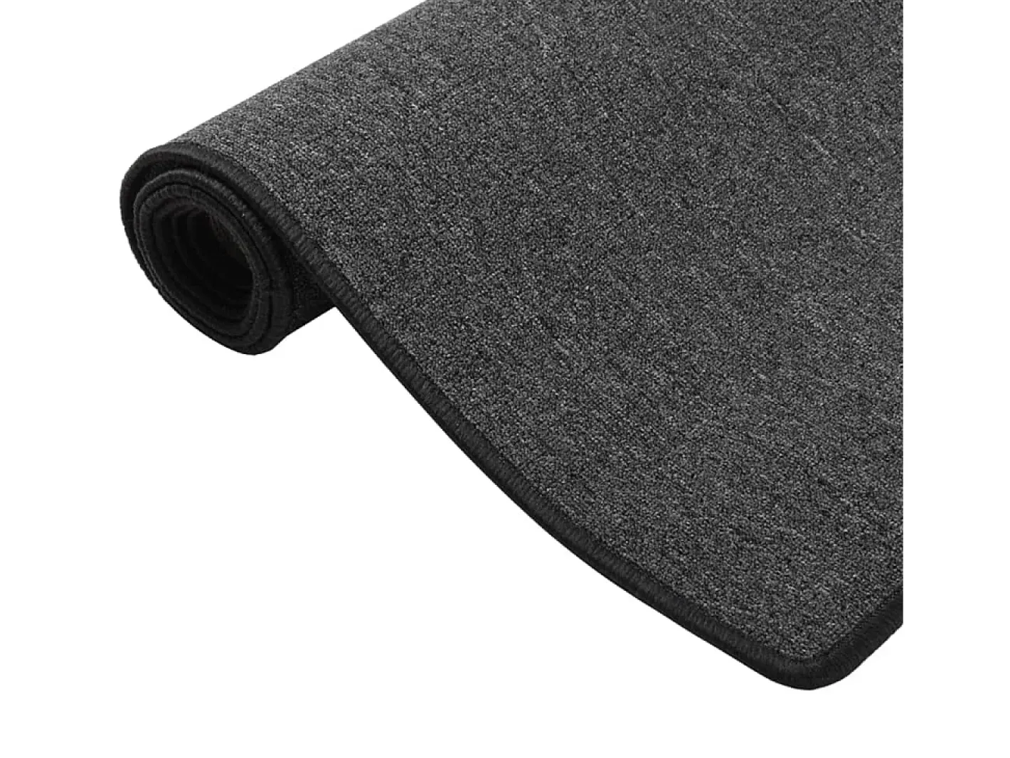 Best Alfombra de pasillo antracita 50x100 cm Gris