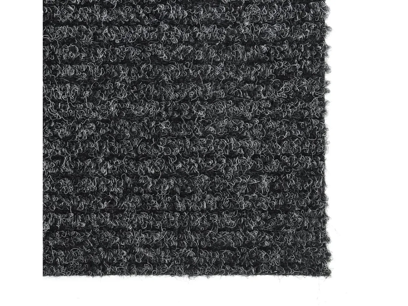 Best Alfombra de pasillo atrapa suciedad 100x500 cm antracita ES48437 Gris antracita