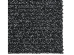 Clicnbuy Alfombra De Cocina-Alfombra de pasillo atrapa suciedad 100x250 cm Gris antracita