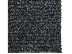 Clicnbuy Alfombra de pasillo atrapa suciedad 100x450 cm Gris antracita