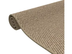 Alfombra de pasillo con aspecto de sisal color arena 80x150 cm ES530106 Marru00f3n Outlet