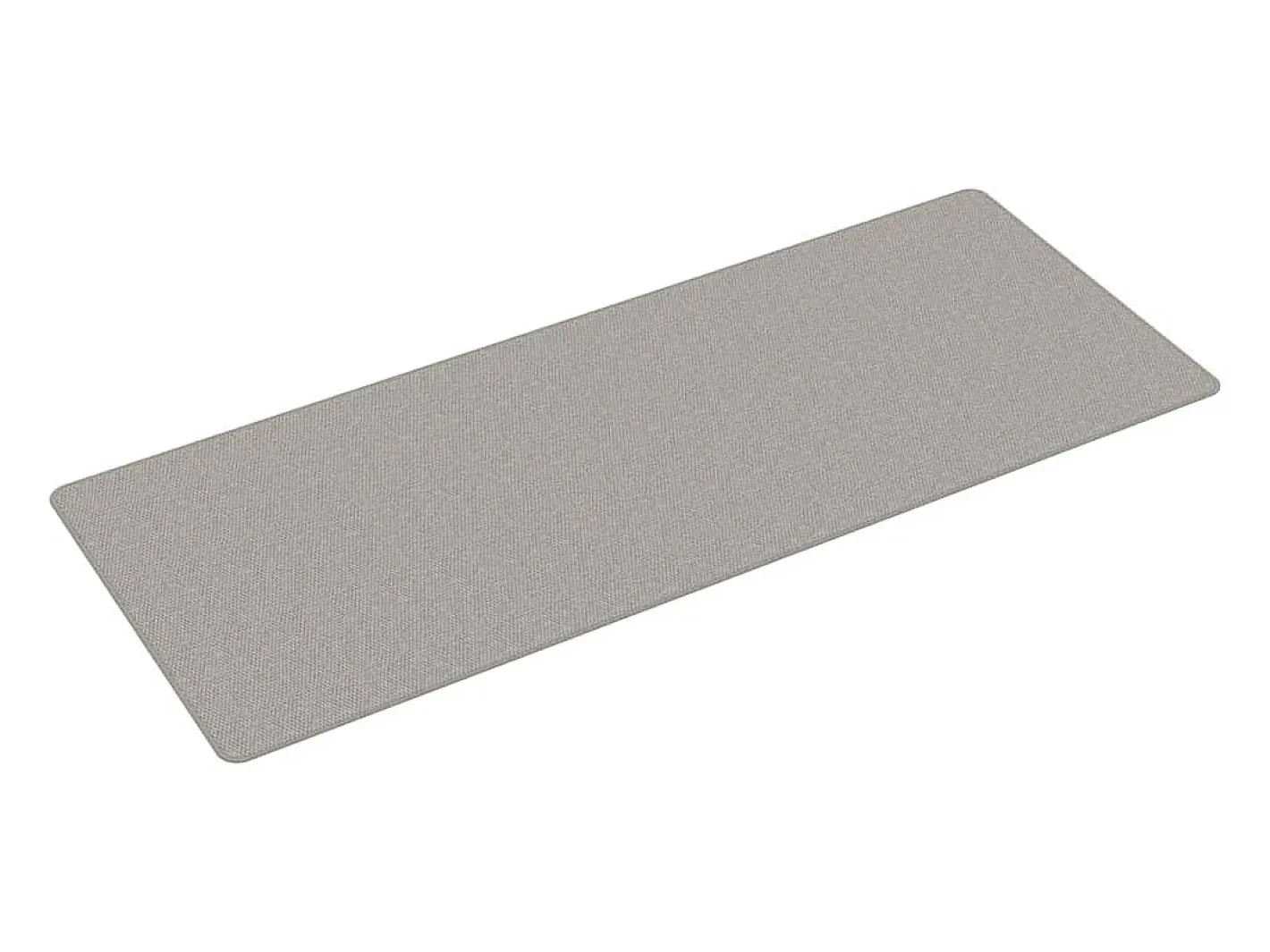 Clicnbuy Alfombra De Pasillo-Alfombra de pasillo con aspecto de sisal gris taupe 80x200 cm Topo