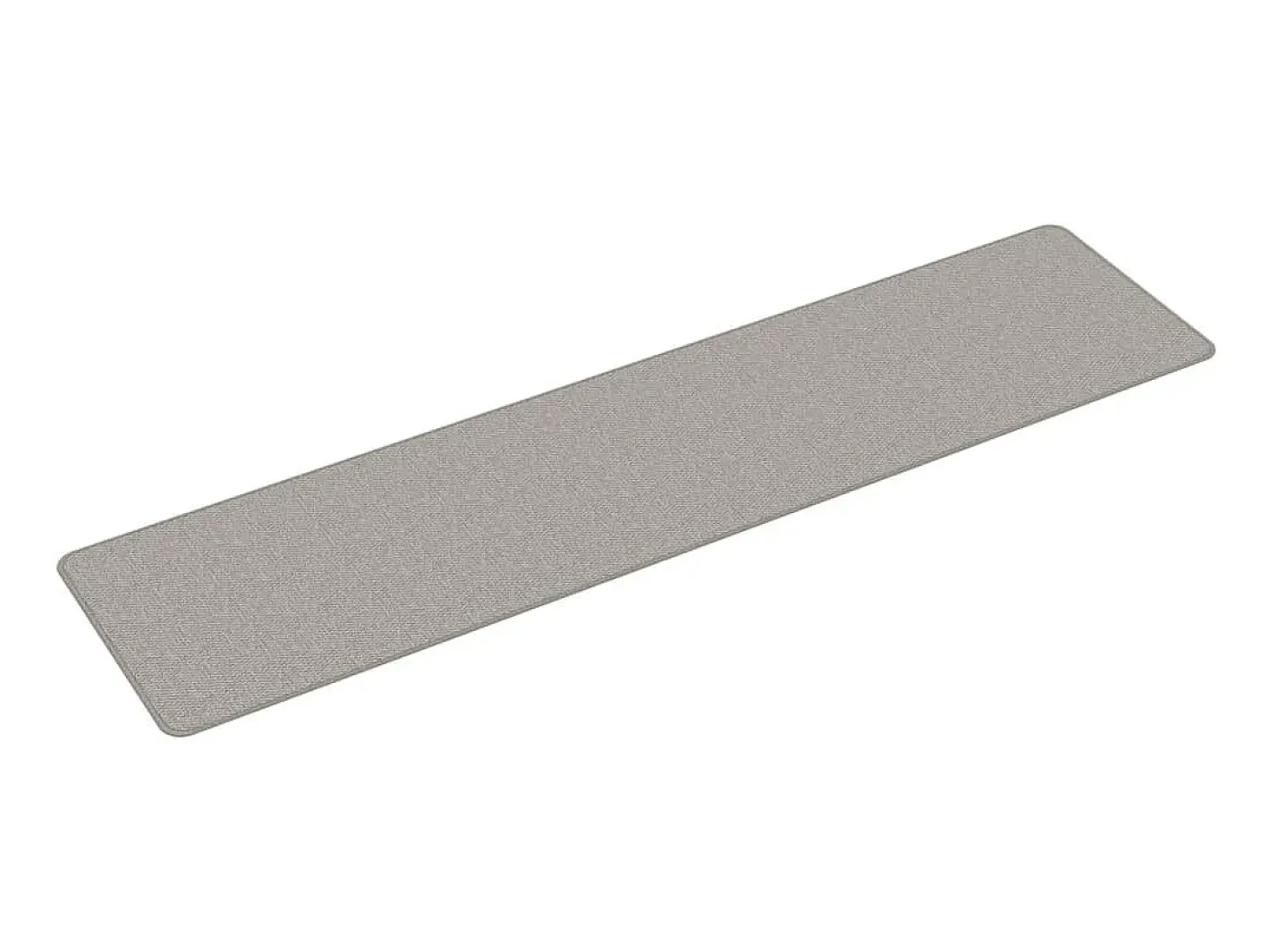 Discount Alfombra de pasillo con aspecto de sisal gris taupe 50x200 cm ES556818 Topo