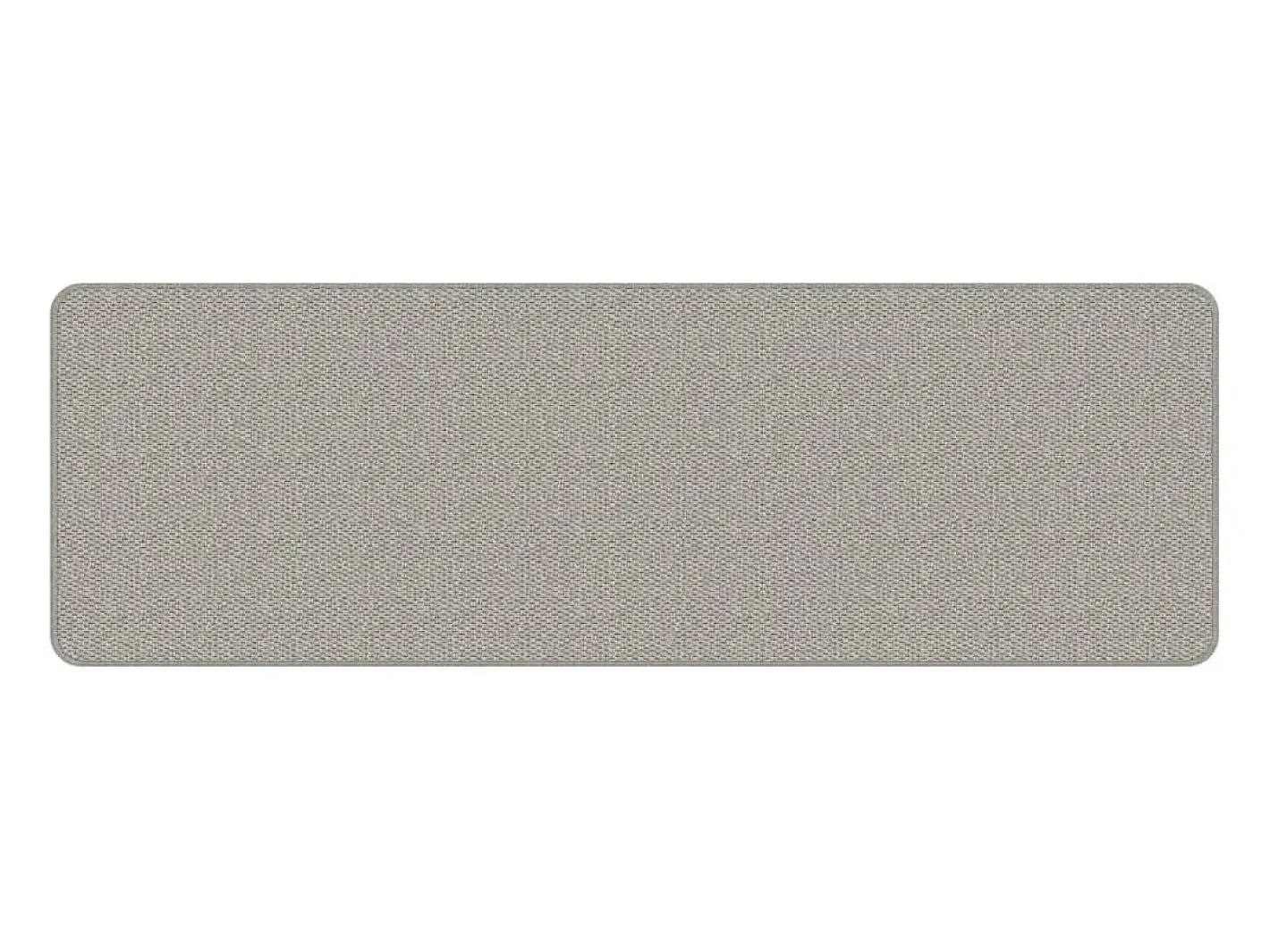 Clicnbuy Alfombra De Pasillo-Alfombra de pasillo con aspecto de sisal gris taupe 50x150 cm Topo