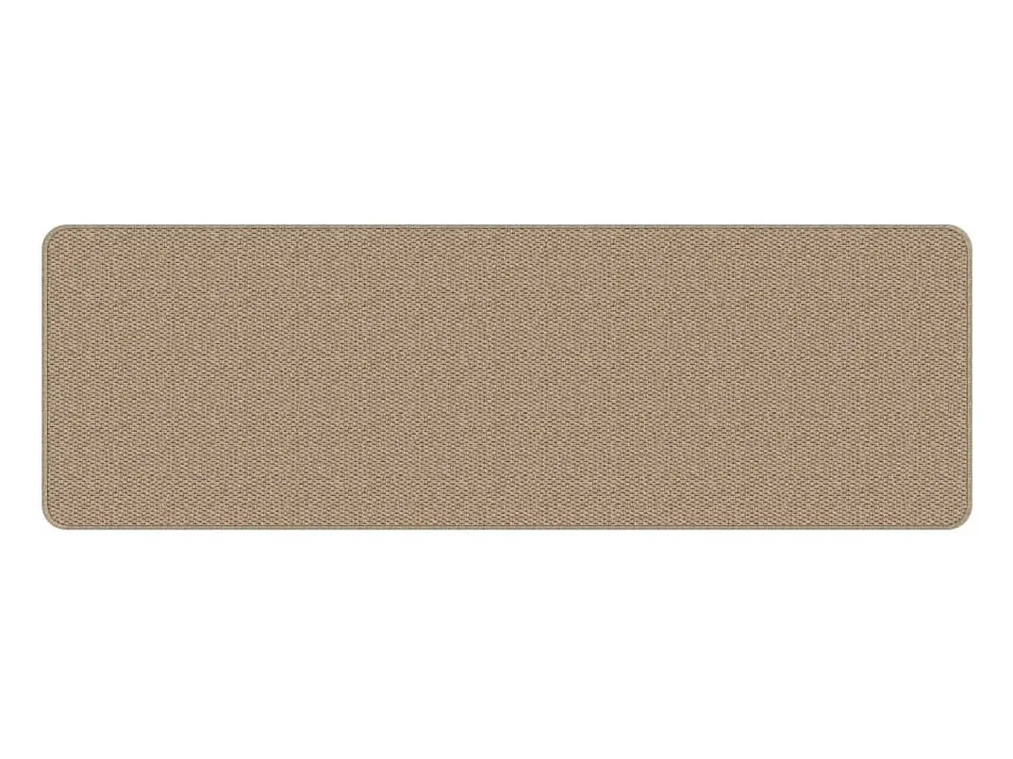 Best Clicnbuy Alfombra de pasillo con aspecto de sisal color arena 50x150 cm Marru00f3n