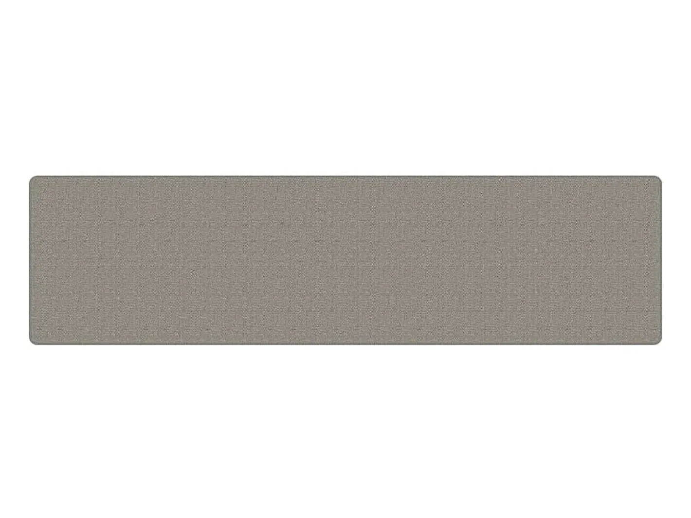 Discount Alfombra de pasillo con aspecto de sisal plateada 80x300 cm ES115321 Plateado