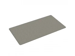 Clearance Alfombra de pasillo con aspecto de sisal plateada 80x150 cm ES215380 Plateado
