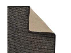 Alfombra De Pasillo-Alfombra de pasillo con aspecto sisal 80x250 cm ES350113 Gris antracita