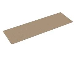 Clicnbuy Alfombra de pasillo con aspecto de sisal color arena 80x250 cm Marru00f3n New