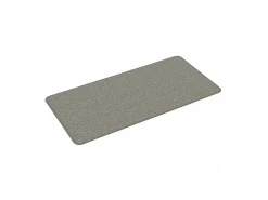 Alfombra De Pasillo-Alfombra de pasillo con aspecto de sisal plateada 50x100 cm ES313404 Plateado