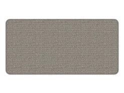Alfombra De Pasillo-Alfombra de pasillo con aspecto de sisal plateada 50x100 cm ES313404 Plateado