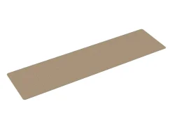 Clicnbuy Alfombra de pasillo con aspecto de sisal color arena 80x300 cm Marru00f3n New