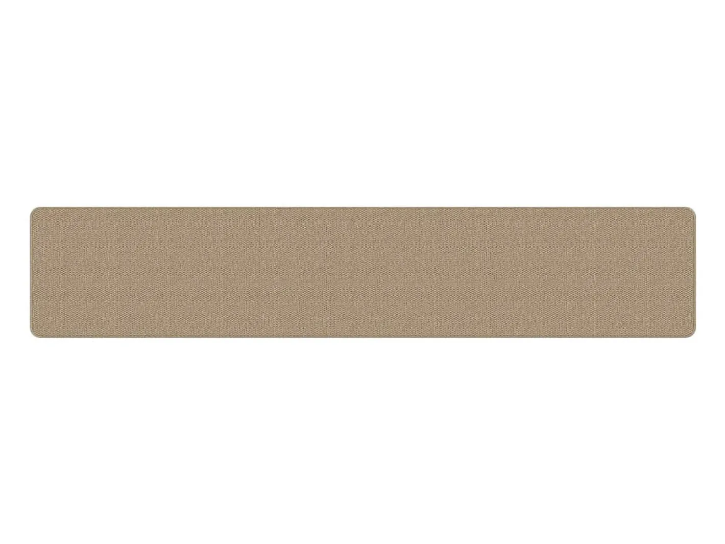 Clicnbuy Alfombra De Pasillo-Alfombra de pasillo con aspecto de sisal color arena 50x250 cm Marru00f3n