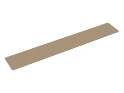 New Alfombra de pasillo efecto sisal arena 50x300 cm Marru00f3n