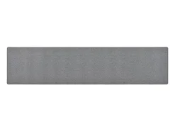 Outlet Alfombra de pasillo oscuro 50x250 cm Gris