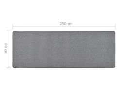 Sale Clicnbuy Alfombra de pasillo oscuro 80x250 cm Gris