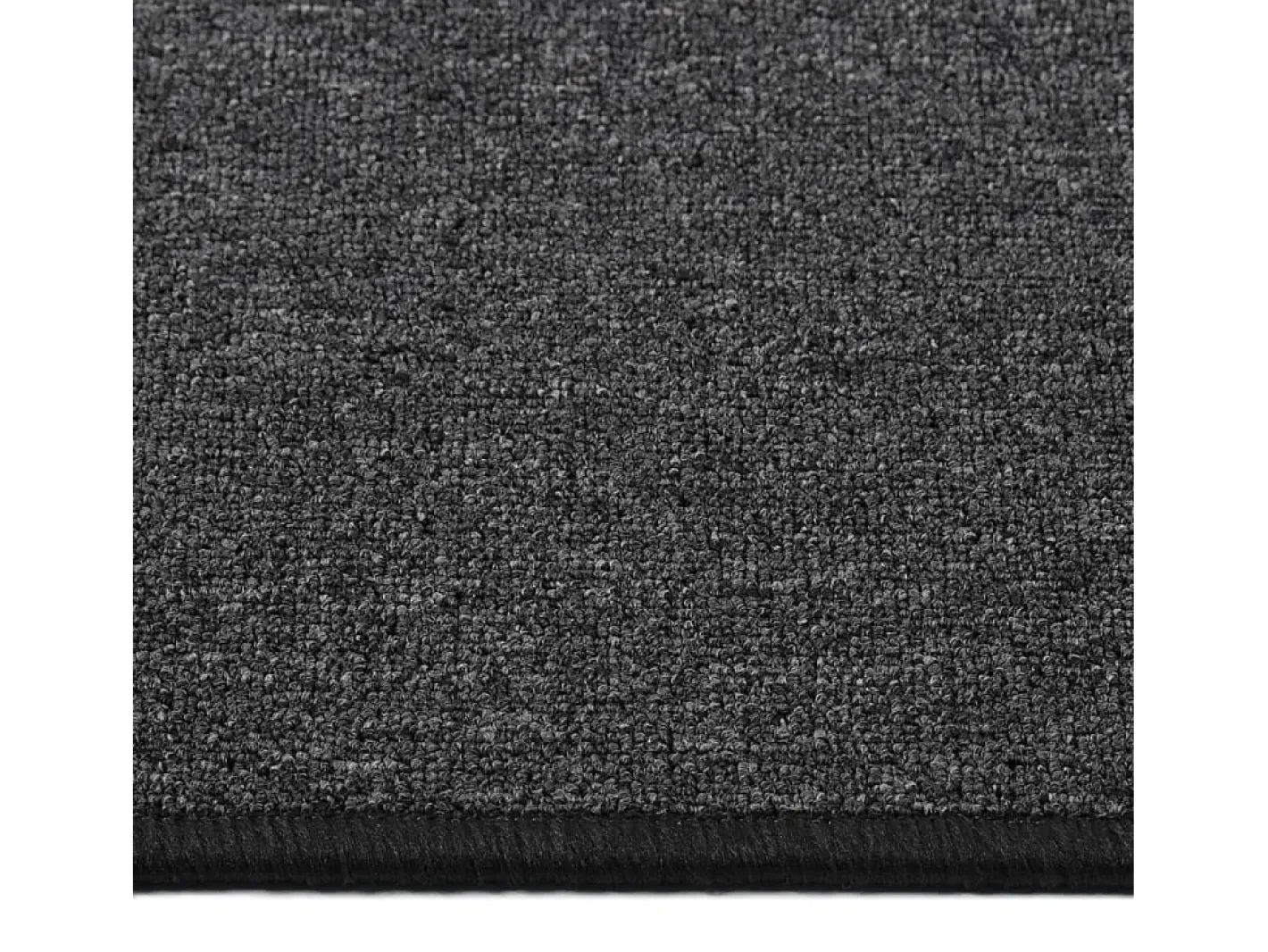 Outlet Alfombra de pasillo 80x400 cm ES329227 Gris antracita
