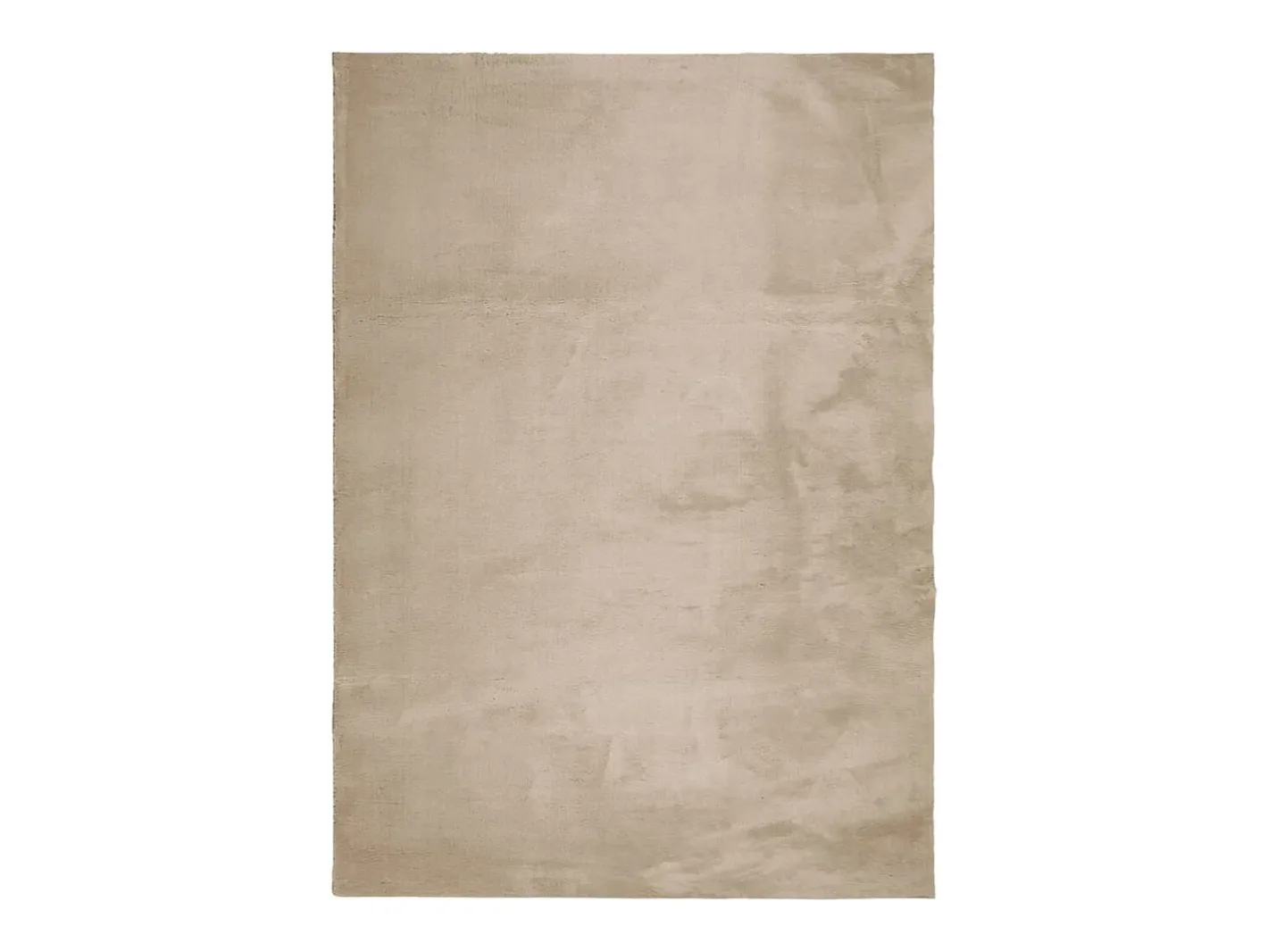 Clearance Alfombra de pelo corto HUARTE suave y lavable, color arena, 200x280 cm Marru00f3n