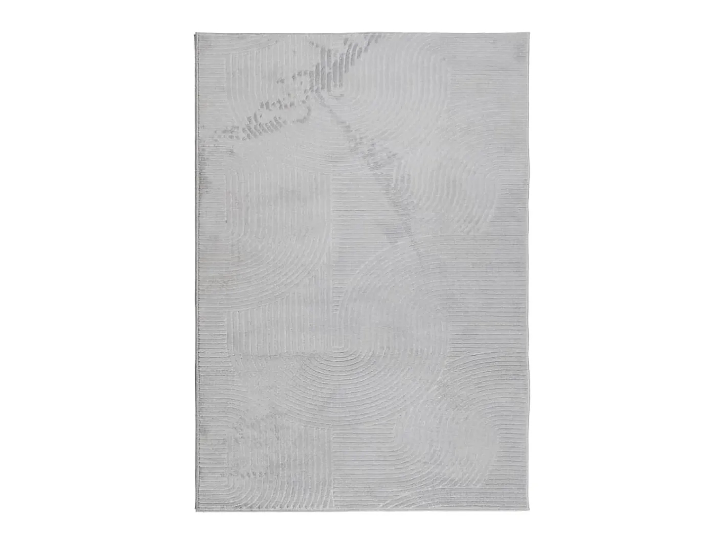 Outlet Alfombra de pelo corto look escandinavo IZA 160x230 cm ES57460 Gris
