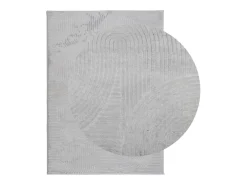 Online Alfombra de pelo corto look escandinavo IZA 240x340 cm ES31067 Gris
