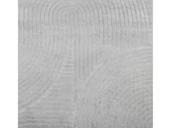 Clicnbuy Alfombra Redonda-Alfombra de pelo corto look escandinavo IZA Ø 100 cm Gris