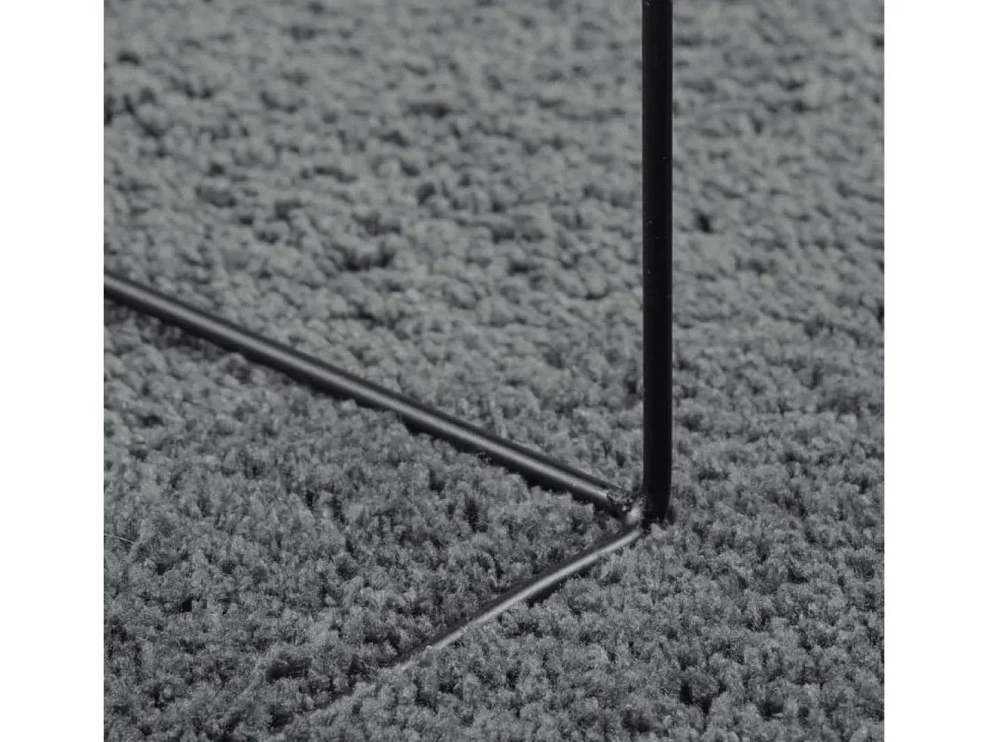 Alfombra De Cocina-Alfombra de pelo corto OVIEDO antracita 200x280 cm Gris