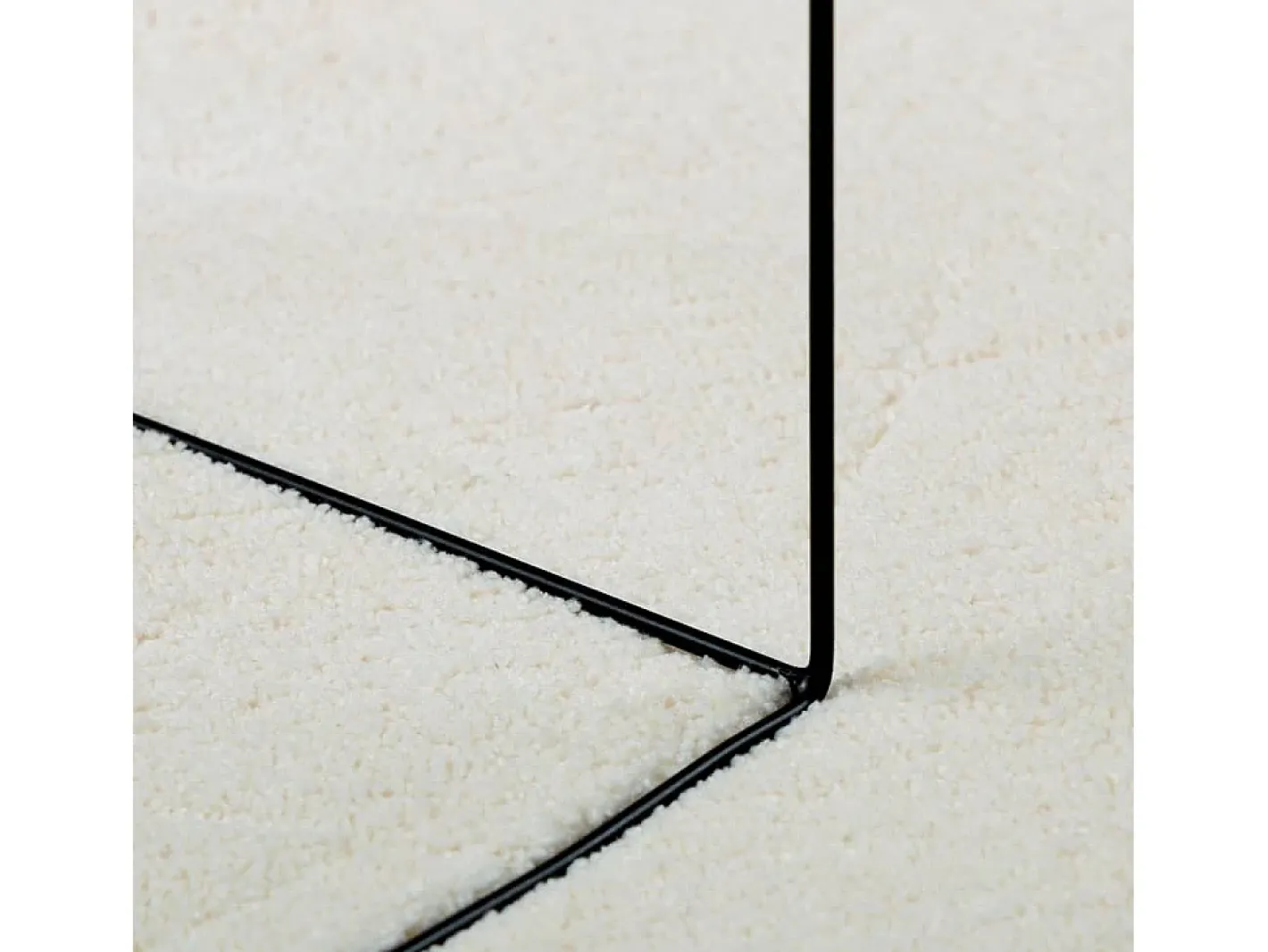 Clicnbuy Alfombra Redonda-Alfombra de pelo corto OVIEDO Ø 120 cm Crema
