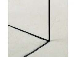 Clicnbuy Alfombra de pelo corto OVIEDO Ø 160 cm Crema Outlet
