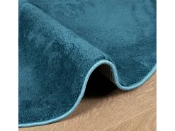 Alfombra de pelo corto OVIEDO turquesa Ø 200 cm Azul Hot