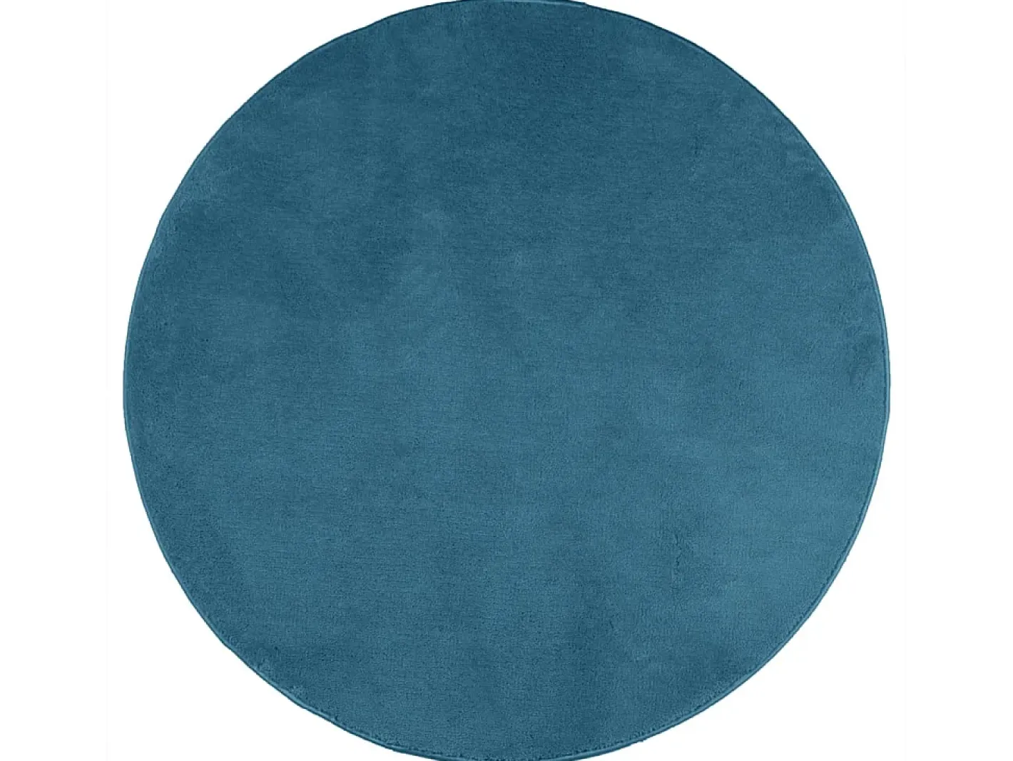 Alfombra De Cocina|Alfombra Redonda-Alfombra de pelo corto OVIEDO turquesa Ø 160 cm Azul