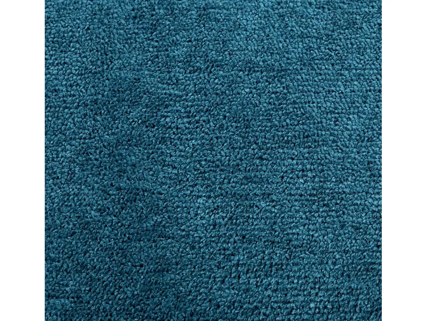 Alfombra de pelo corto OVIEDO turquesa 120x120 cm Azul Discount