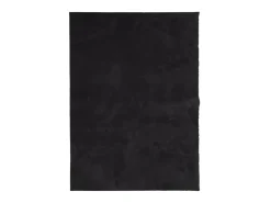 Alfombra De Salón-Alfombra de pelo corto suave lavable HUARTE 200x280 cm ES54810 Negro