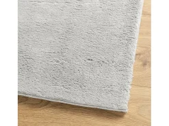 Alfombra de pelo corto suave lavable HUARTE 240x340 cm ES81176 Gris Clearance