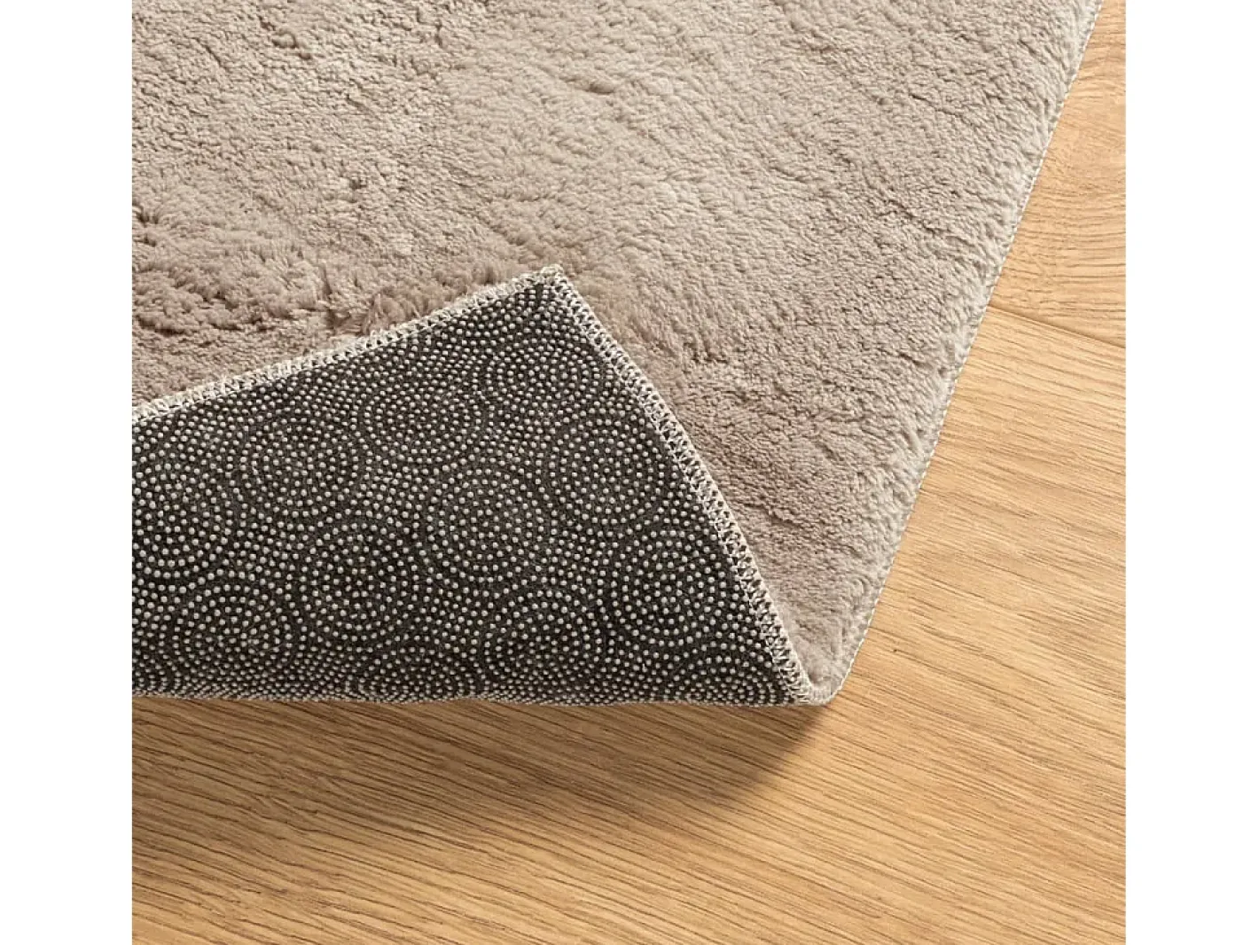 Alfombra de pelo corto suave lavable HUARTE arena 80x150 cm ES71846 Marru00f3n New