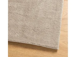 Alfombra de pelo corto suave lavable HUARTE arena 80x150 cm ES71846 Marru00f3n New