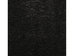 New Clicnbuy Alfombra de pelo corto suave lavable HUARTE Ø 200 cm Negro