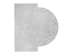 Alfombra de pelo corto suave lavable HUARTE 100x200 cm ES46762 Gris Sale