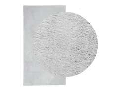 Alfombra De Salón-Alfombra de pelo corto suave lavable HUARTE 80x150 cm ES42902 Gris