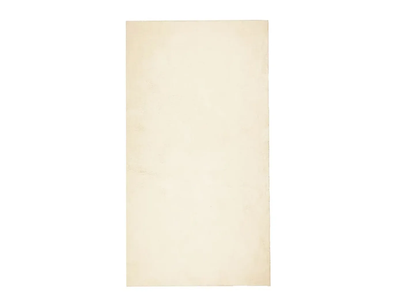 Sale Alfombra de pelo corto suave lavable HUARTE 60x110 cm ES67692 Crema