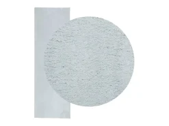 Alfombra De Salón-Alfombra de pelo corto suave lavable HUARTE 80x250 cm ES13648 Azul