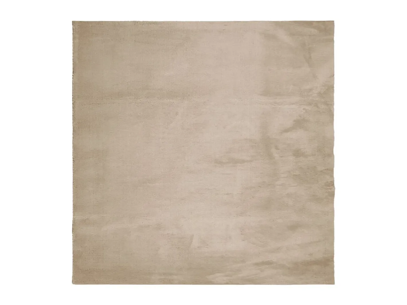 Alfombra de pelo corto suave lavable HUARTE arena 240x240 cm ES59477 Marru00f3n Clearance