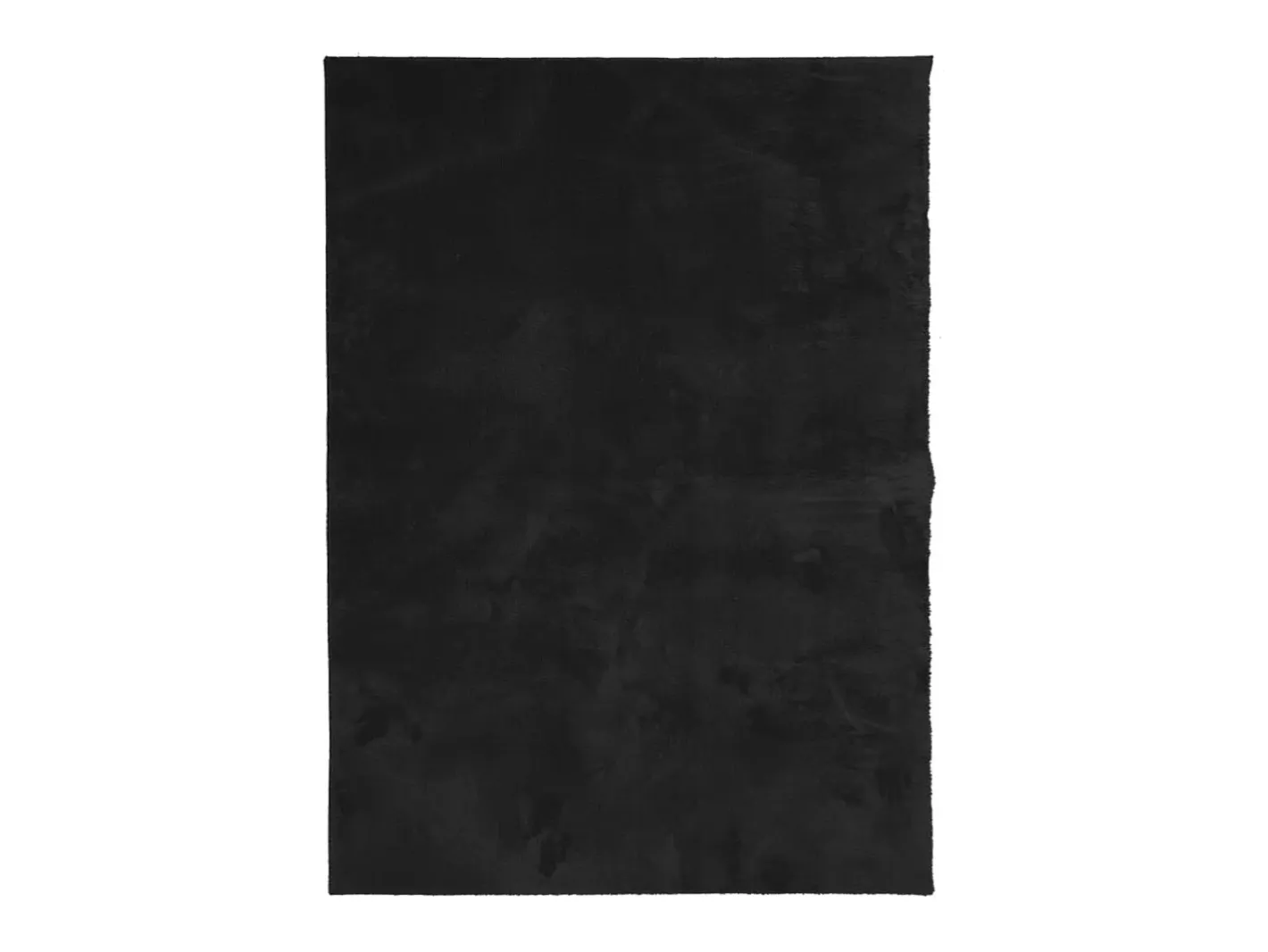 Alfombra De Salón-Alfombra de pelo corto suave lavable HUARTE 240x340 cm ES47444 Negro