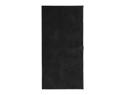 Clearance Alfombra de pelo corto suave lavable HUARTE 100x200 cm ES70551 Negro