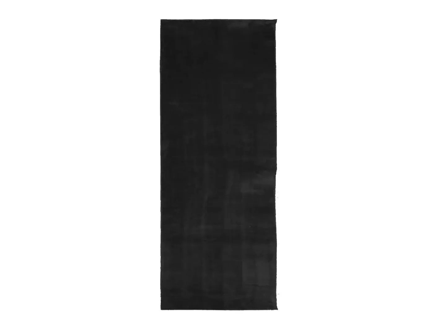 Alfombra De Salón-Alfombra de pelo corto suave lavable HUARTE 80x200 cm ES85456 Negro