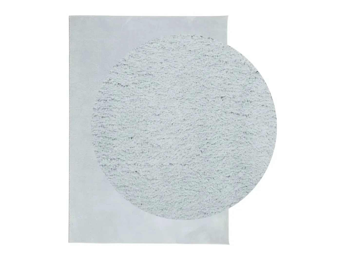 Alfombra de pelo corto suave lavable HUARTE 160x230 cm ES55489 Azul Online