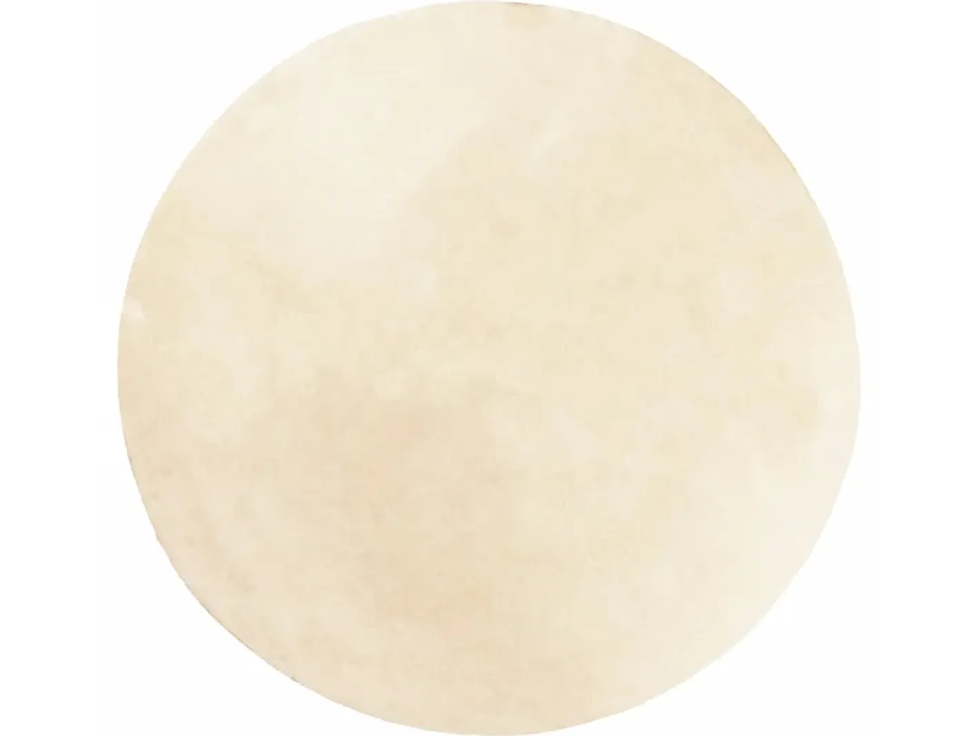 Alfombra de pelo corto suave lavable HUARTE Ø 200 cm ES15011 Crema Online