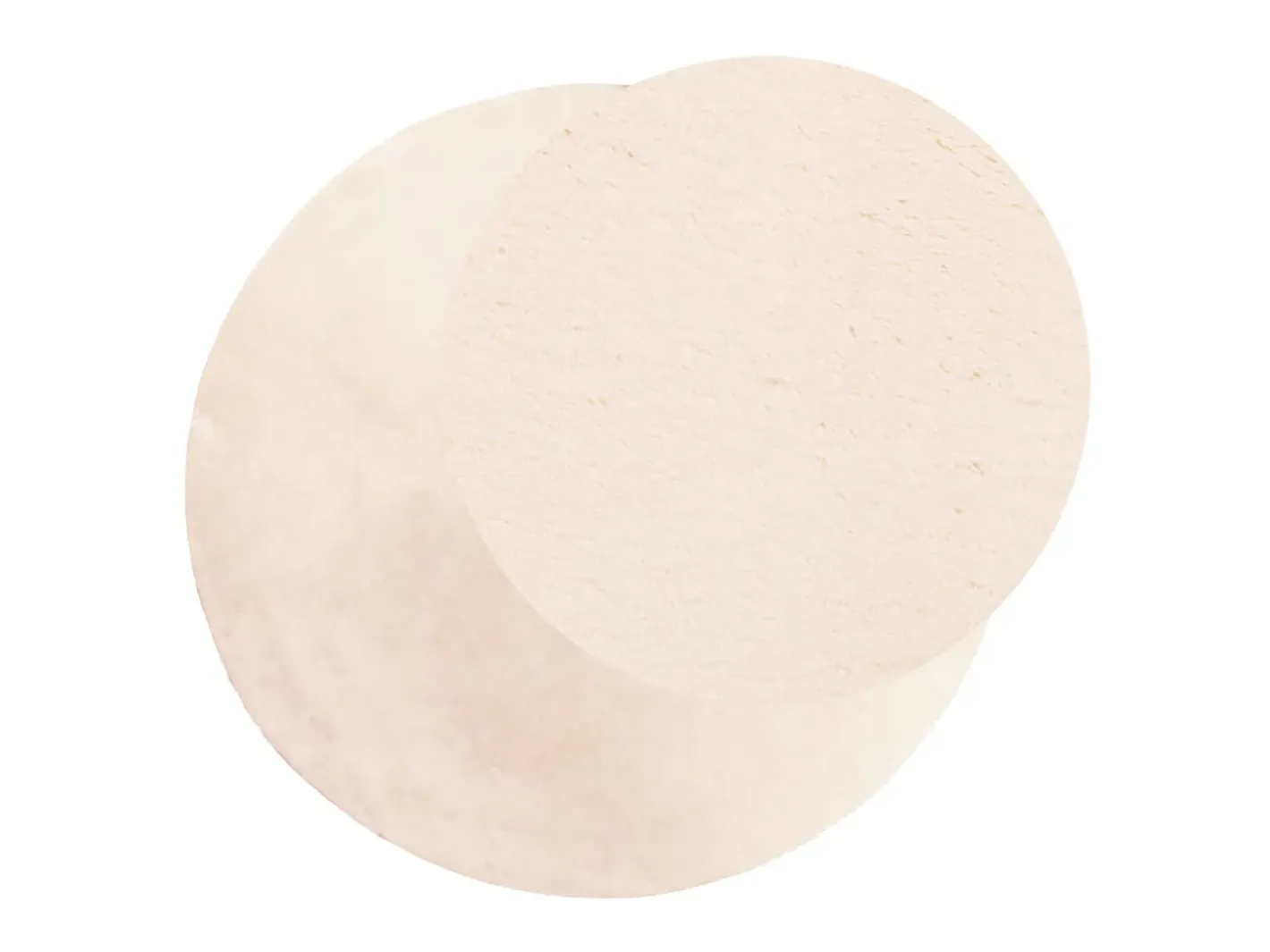 Discount Alfombra de pelo corto suave lavable HUARTE Ø 120 cm ES76155 Beige