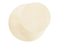Clicnbuy Alfombra de pelo corto suave lavable HUARTE Ø 160 cm Crema Best
